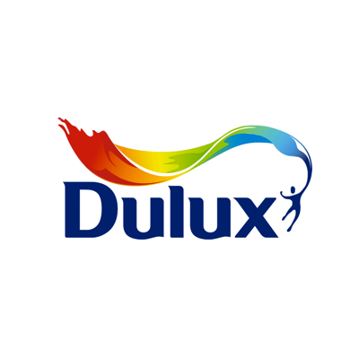 Dulux paint suppliers logo in circle